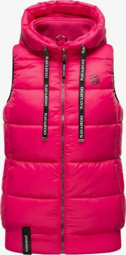 Navahoo Vestes Sans Manches Gilet Kassidy Femme Rose Néon