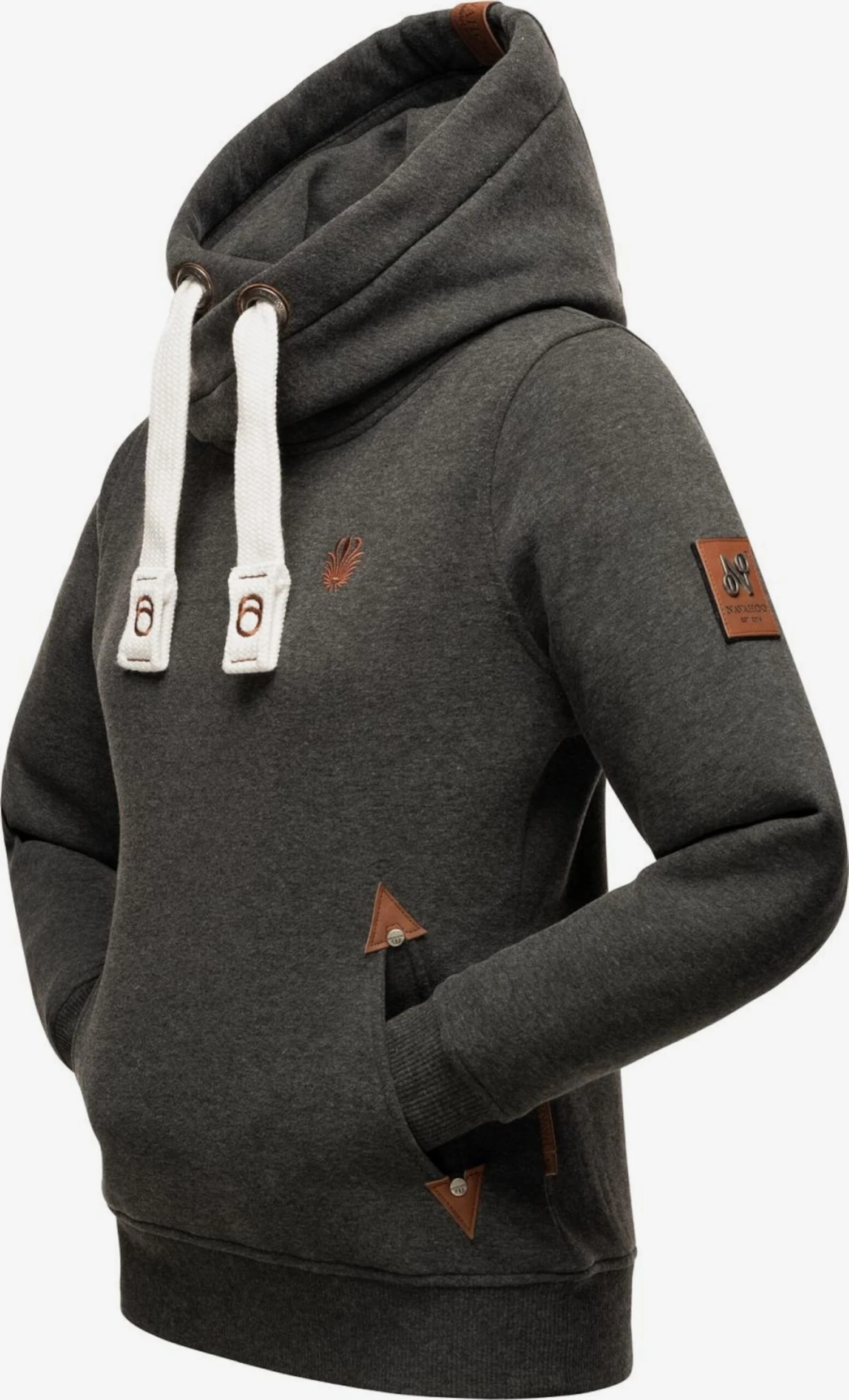 Navahoo Sweats à Capuche Sweat-shirt Namikaa Femme Gris Foncé 4 Navahoo Sweats à Capuche Sweat-shirt Namikaa Femme Gris Foncé – Image 4