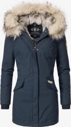 Navahoo Parkas Parka D’hiver Cristal Femme Bleu Foncé