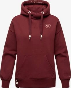 Navahoo Sweats à Capuche Sweat-shirt Goldfee Femme Bordeaux