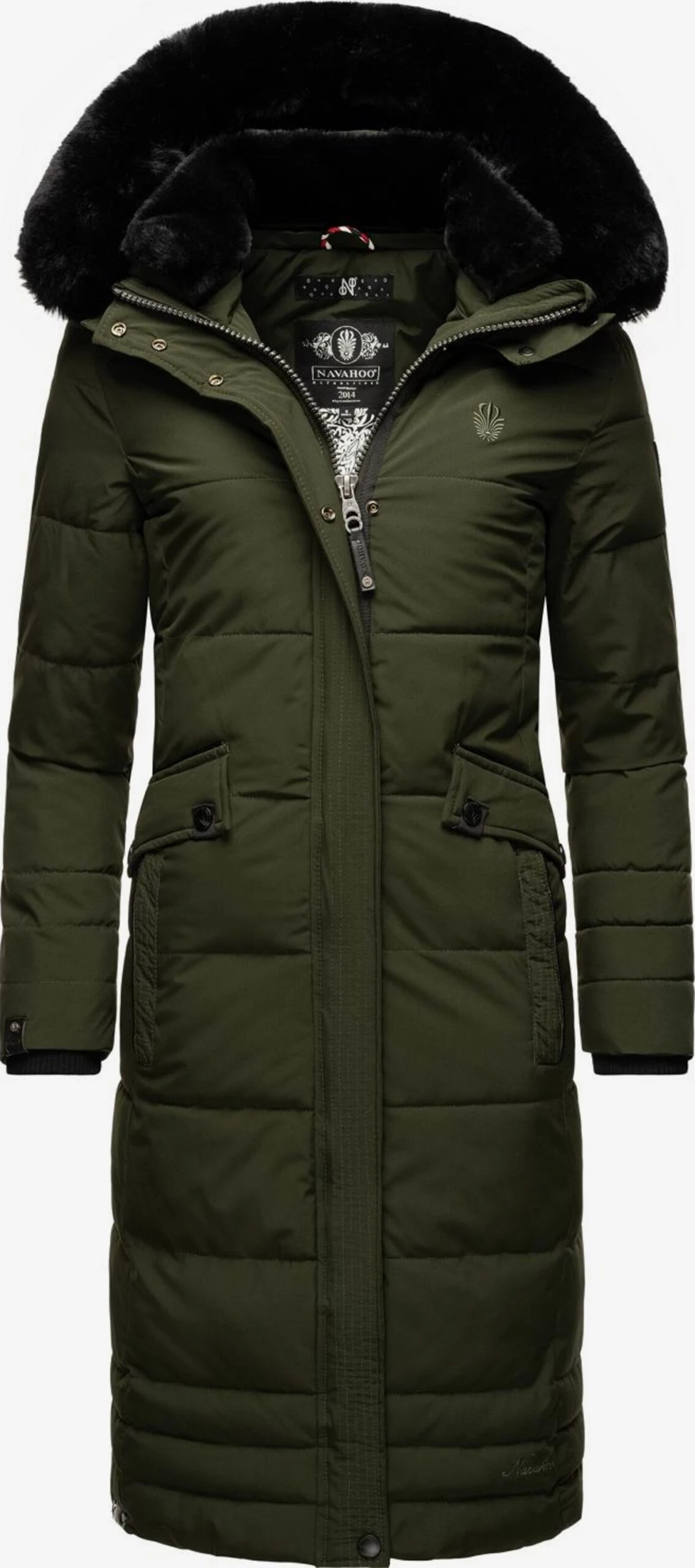 Navahoo Manteaux Dhiver Manteau D’hiver Fahmiyaa Femme Olive 1 Navahoo Manteaux Dhiver Manteau D’hiver Fahmiyaa Femme Olive