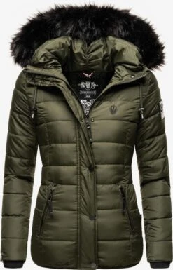 Navahoo Vestes Dhiver Veste D’hiver Zuckerbiene Femme Olive