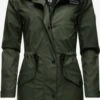 Navahoo Manteaux De Pluie Manteau Mi-saison Deike Femme Olive