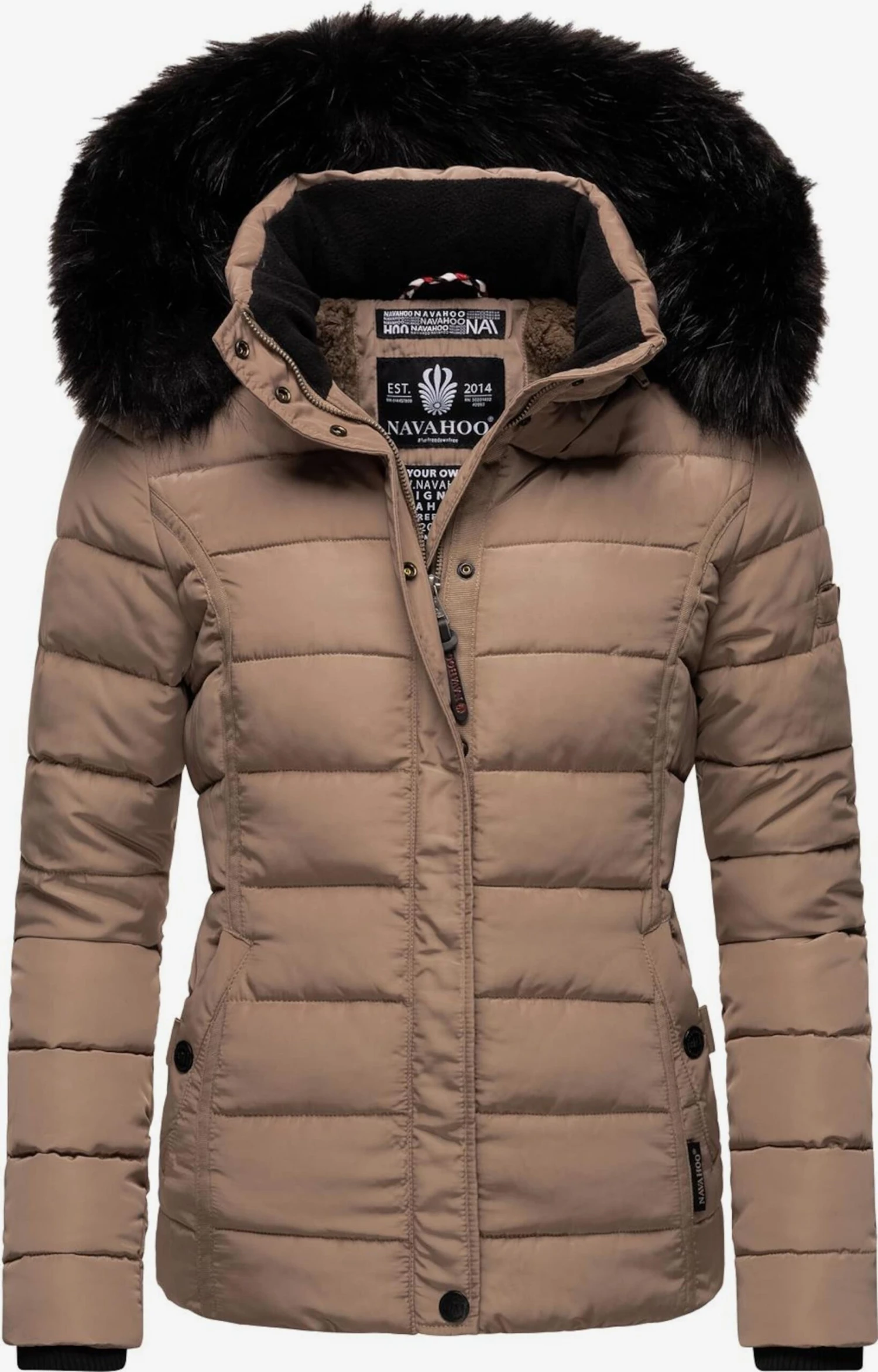 Navahoo Vestes Dhiver Veste D’hiver Miamor Femme Taupe 1 Navahoo Vestes Dhiver Veste D’hiver Miamor Femme Taupe