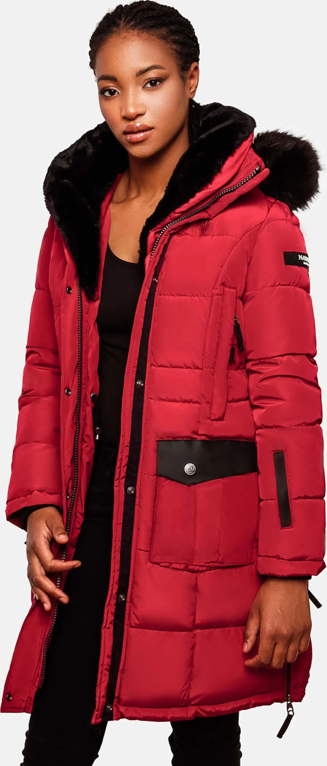 Navahoo Manteaux Dhiver Manteau D’hiver Sinja Femme Rouge 10 Navahoo Manteaux Dhiver Manteau D’hiver Sinja Femme Rouge – Image 10