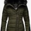 Navahoo Vestes Dhiver Veste D’hiver Yuki2 Femme Olive