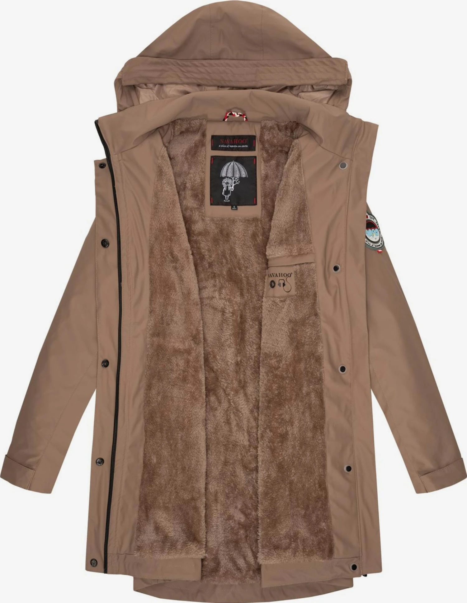 Navahoo Manteaux De Pluie Manteau Mi-saison Deike Femme Beige Clair 4 Navahoo Manteaux De Pluie Manteau Mi-saison Deike Femme Beige Clair – Image 4