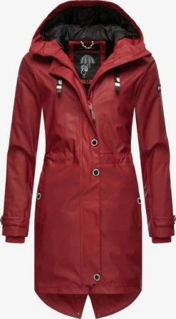 Navahoo Manteaux De Pluie Manteau Fonctionnel Rainy Flower Femme Rouge -About You 1e9af86a740f6b1952605c4b2f669ccd