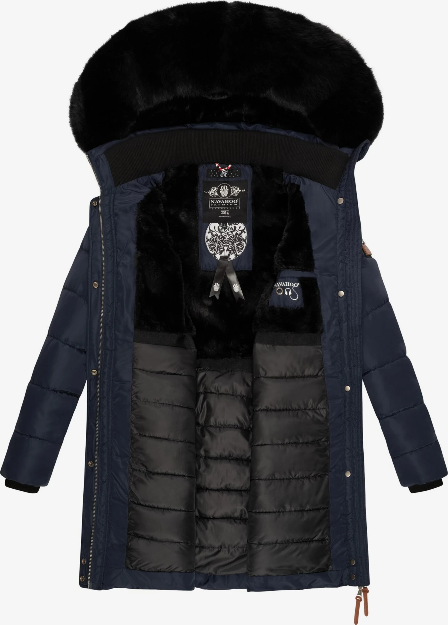 Navahoo Manteaux Dhiver Manteau D’hiver Paula Femme Bleu Marine 6 Navahoo Manteaux Dhiver Manteau D’hiver Paula Femme Bleu Marine – Image 6