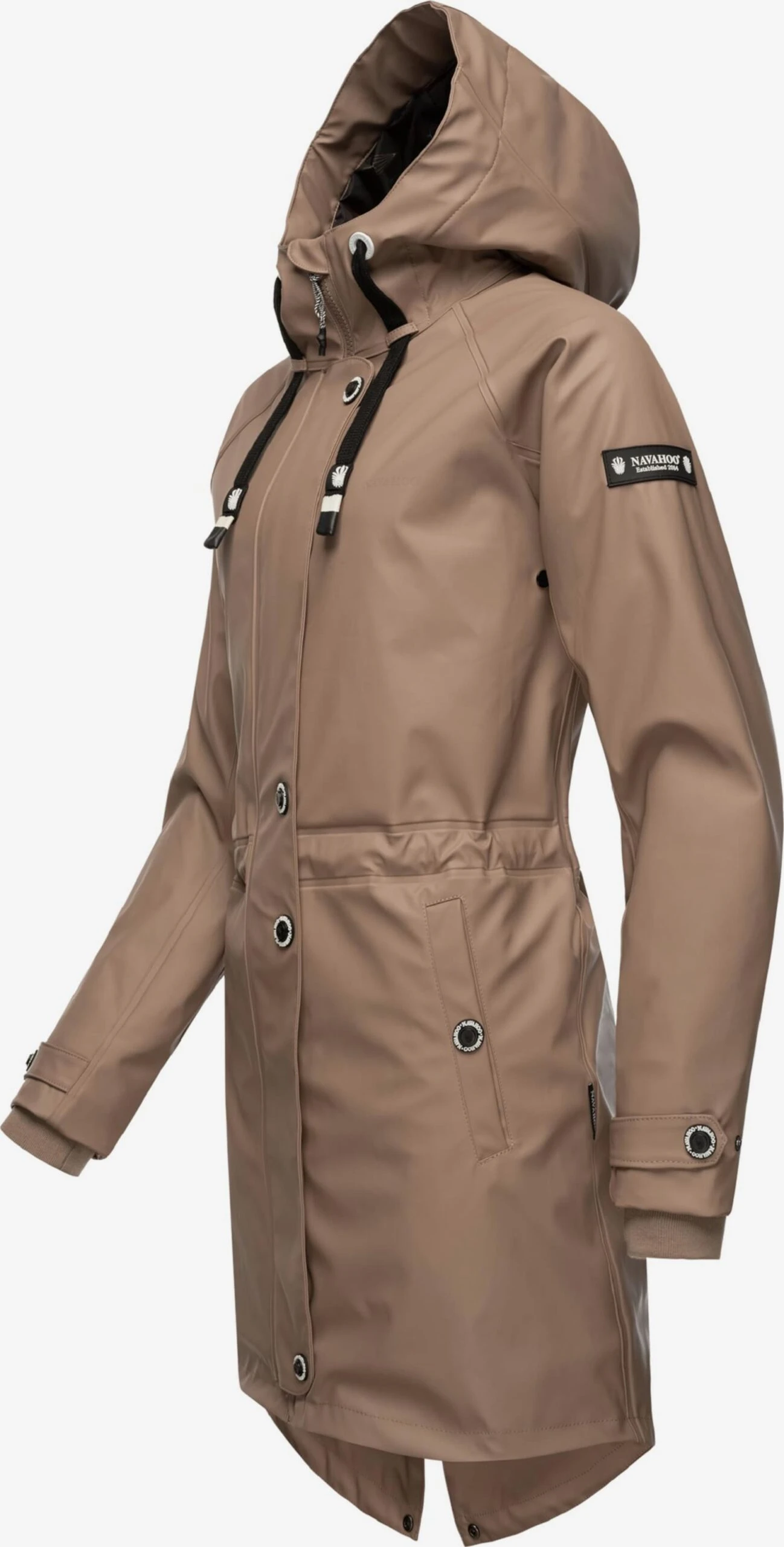 Navahoo Manteaux De Pluie Manteau Fonctionnel Rainy Flower Femme Beige Foncé 2 Navahoo Manteaux De Pluie Manteau Fonctionnel Rainy Flower Femme Beige Foncé – Image 2