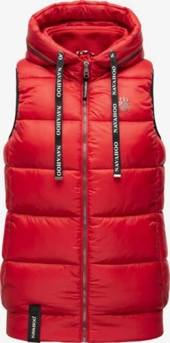 Navahoo Vestes Sans Manches Gilet Kassidy Femme Rouge
