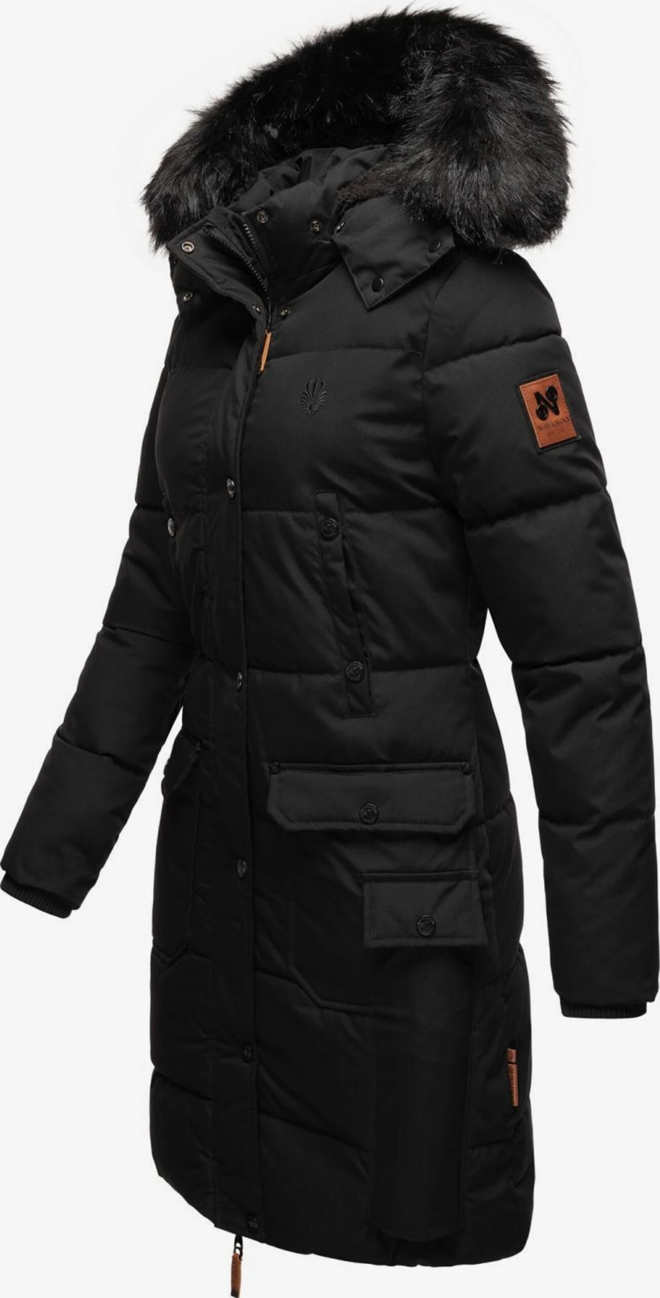 Navahoo Manteaux Dhiver Manteau D’hiver Cosimaa Femme Noir 2 Navahoo Manteaux Dhiver Manteau D’hiver Cosimaa Femme Noir – Image 2