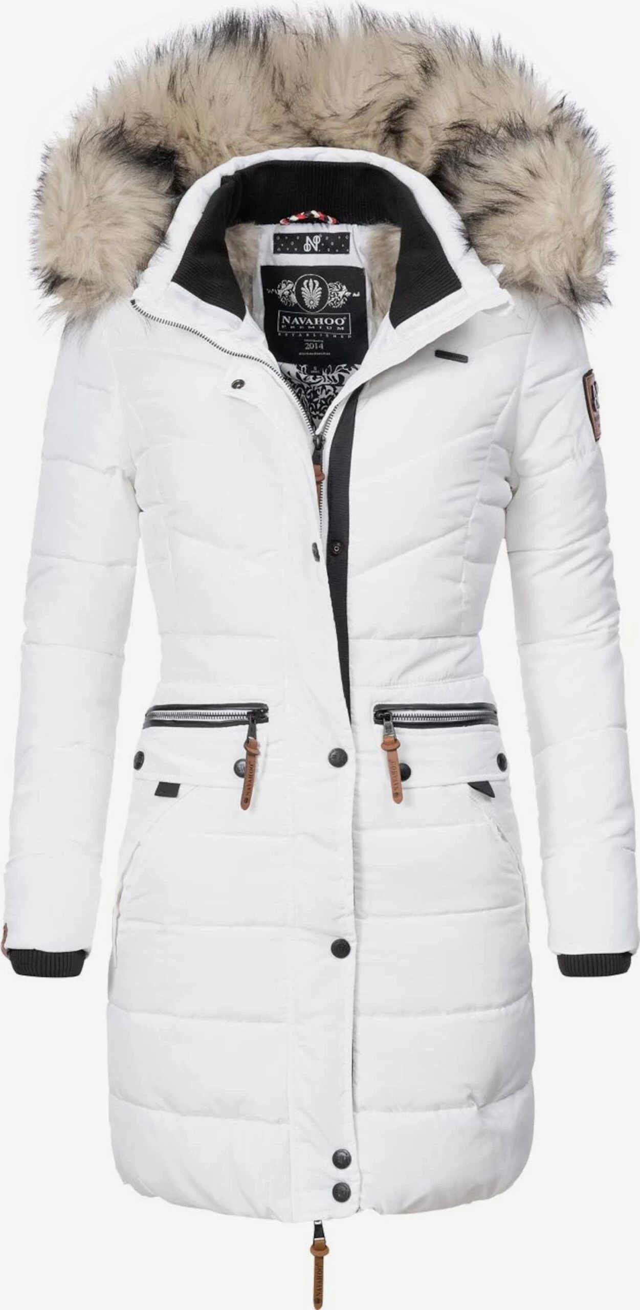 Navahoo Manteaux Dhiver Manteau D’hiver Paula Femme Blanc 1 Navahoo Manteaux Dhiver Manteau D’hiver Paula Femme Blanc