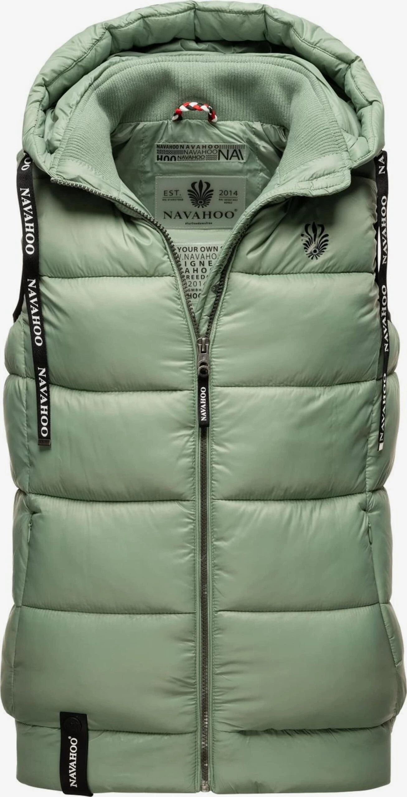 Navahoo Vestes Sans Manches Gilet Kassidy Femme Vert Clair 2 Navahoo Vestes Sans Manches Gilet Kassidy Femme Vert Clair – Image 2