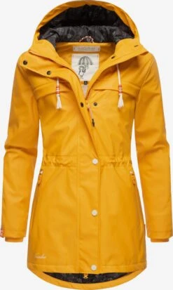 Navahoo Manteaux De Pluie Manteau Mi-saison Rainy Forest Femme Jaune -About You 2c5d3853523915710fa1ec5e62f97f1b