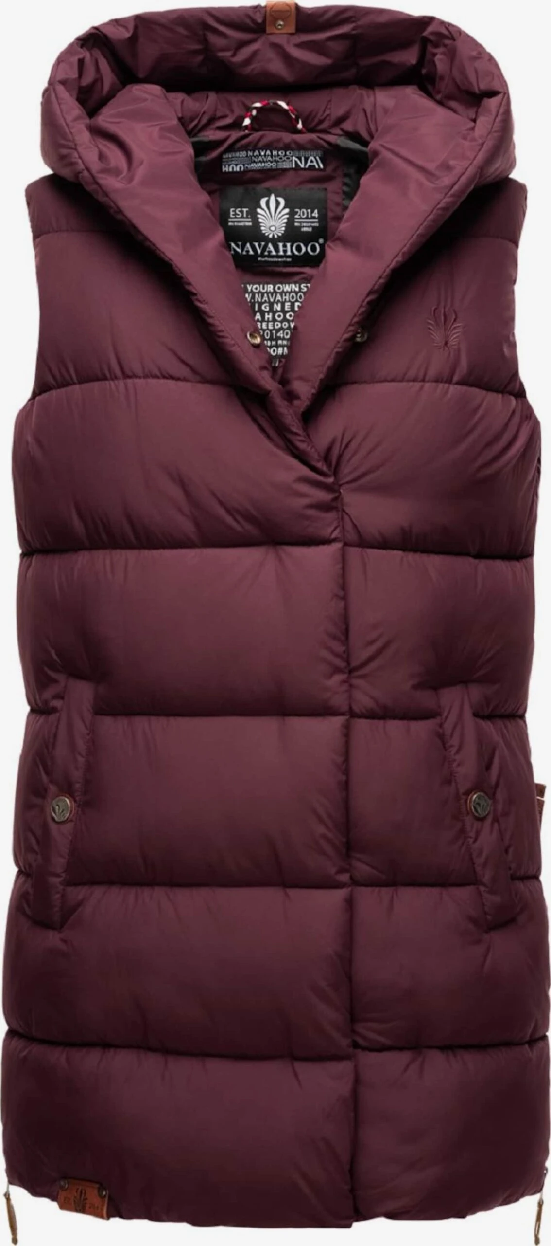 Navahoo Vestes Sans Manches Gilet Madilynaa Femme Bordeaux 1 Navahoo Vestes Sans Manches Gilet Madilynaa Femme Bordeaux