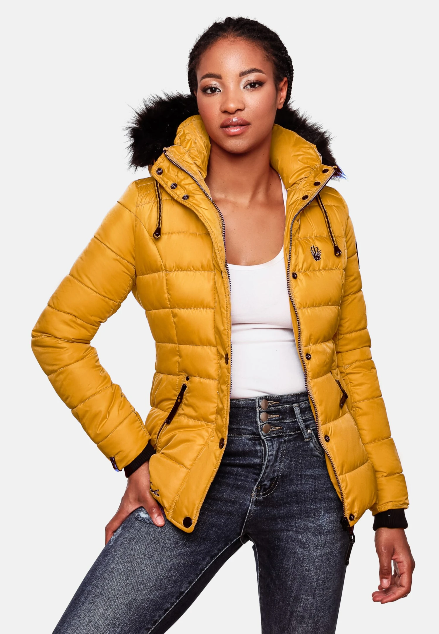 Navahoo Vestes Dhiver Veste D’hiver Zuckerbiene Femme Jaune 10 Navahoo Vestes Dhiver Veste D’hiver Zuckerbiene Femme Jaune – Image 10