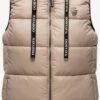 Navahoo Vestes Sans Manches Gilet Kassidy Femme Taupe