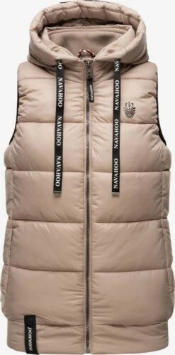Navahoo Vestes Sans Manches Gilet Kassidy Femme Taupe