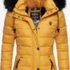 Navahoo Vestes Dhiver Veste D’hiver Zuckerbiene Femme Jaune