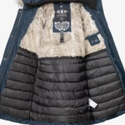 Navahoo Manteaux Dhiver Manteau D’hiver Paula Femme Bleu-gris -About You 364f9804e5828748097df5e4b12562c3