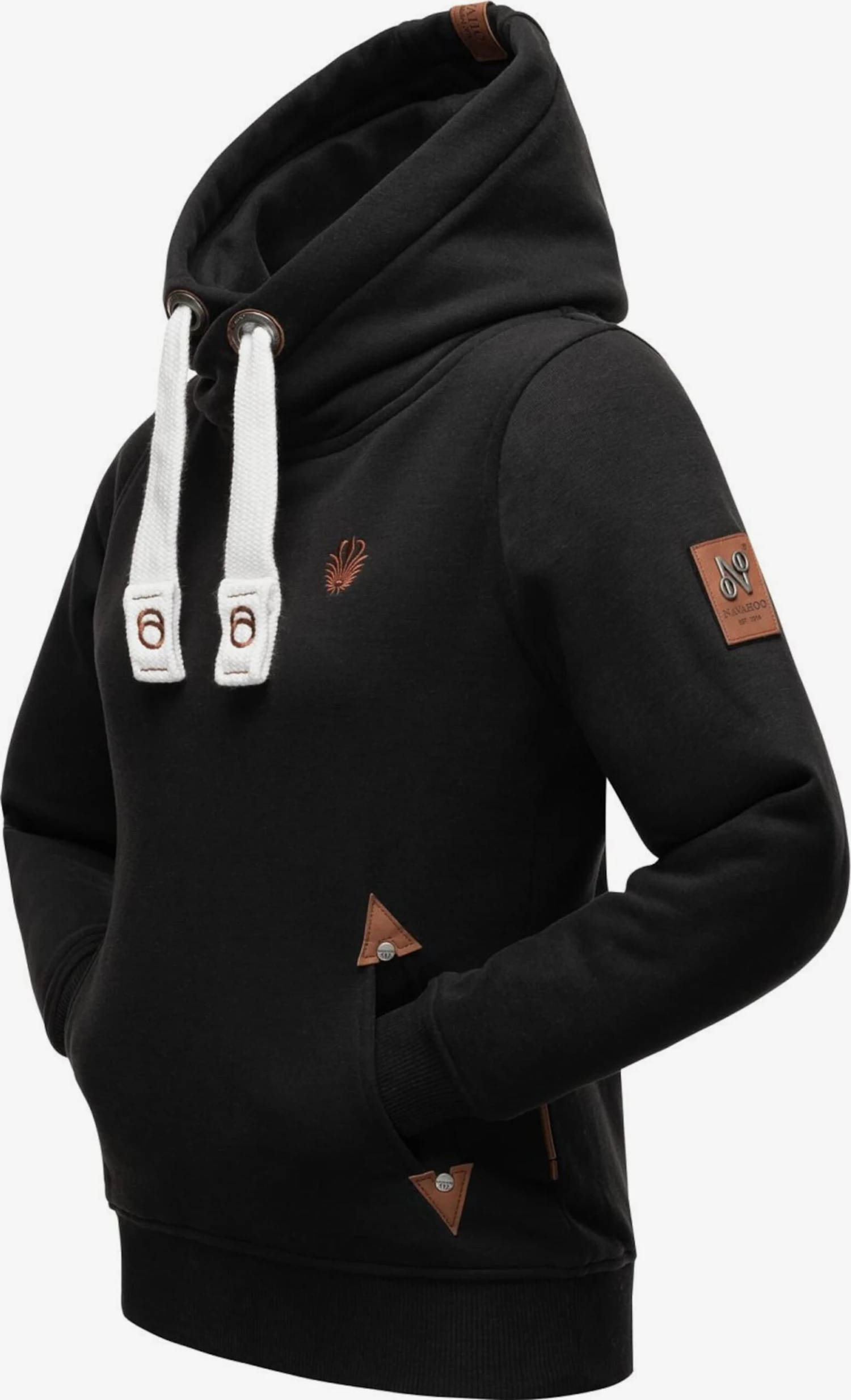 Navahoo Sweats à Capuche Sweat-shirt Namikaa Femme Noir 4 Navahoo Sweats à Capuche Sweat-shirt Namikaa Femme Noir – Image 4