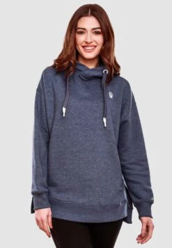 Navahoo Sweats à Capuche Sweat-shirt Silberengelchen Femme Bleu-gris -About You 3aa3b415ee39c47e89047cca6c7c05b4