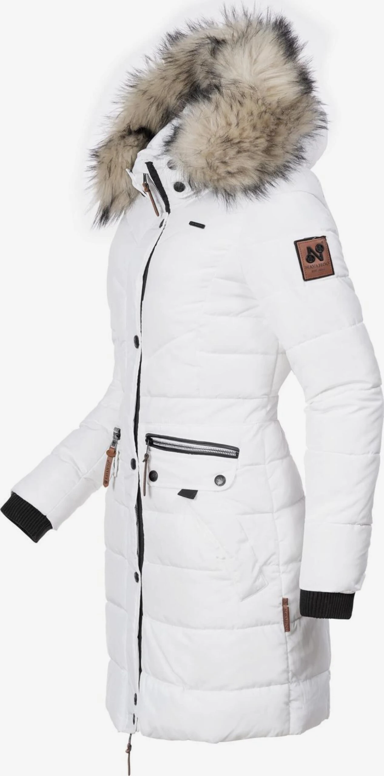 Navahoo Manteaux Dhiver Manteau D’hiver Paula Femme Blanc 2 Navahoo Manteaux Dhiver Manteau D’hiver Paula Femme Blanc – Image 2