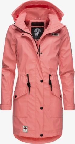 Navahoo Manteaux De Pluie Manteau Mi-saison Deike Femme Rose Ancienne