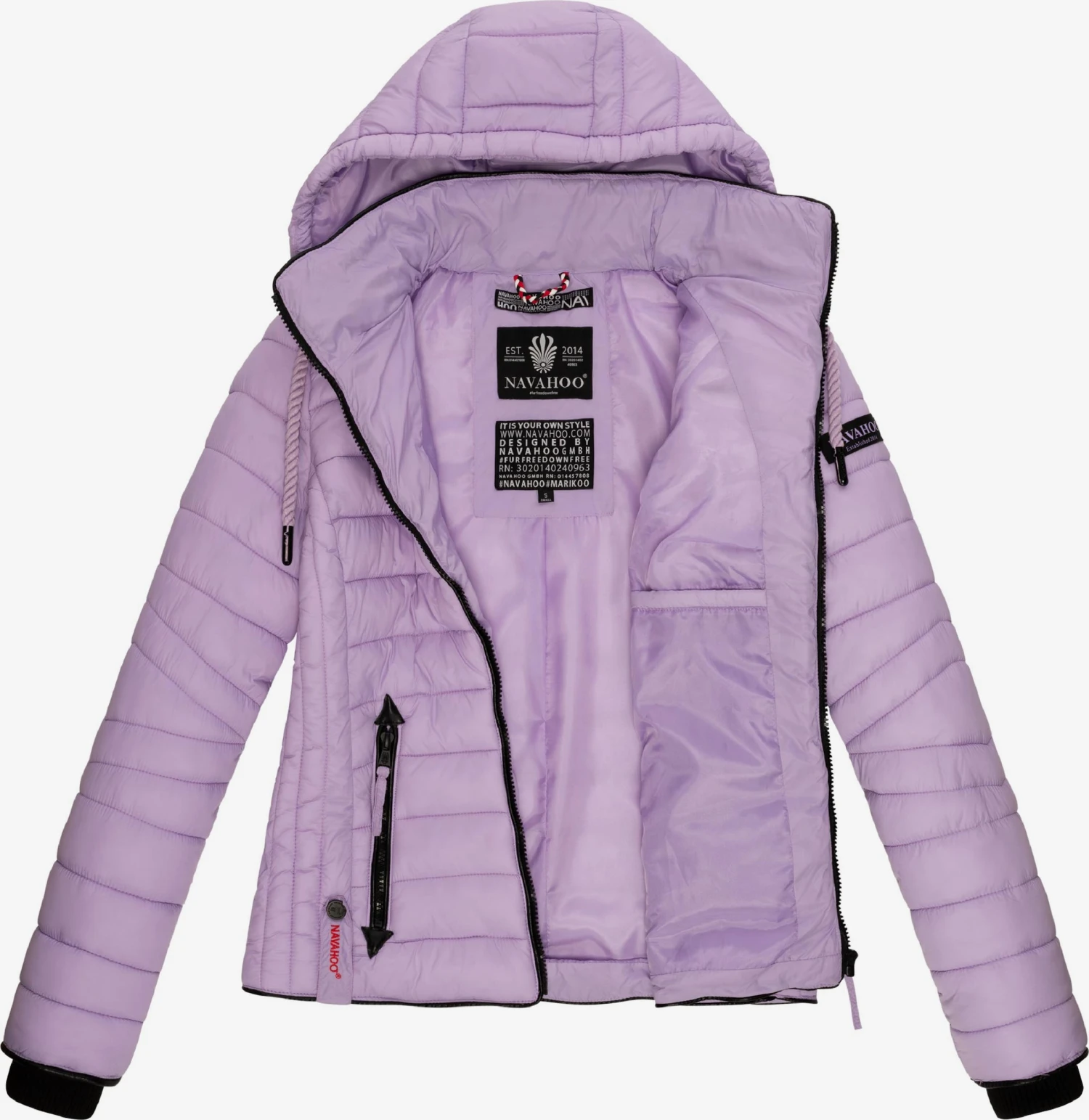 Navahoo Vestes De Mi-saison Veste Mi-saison Lulana Femme Violet Clair 5 Navahoo Vestes De Mi-saison Veste Mi-saison Lulana Femme Violet Clair – Image 5