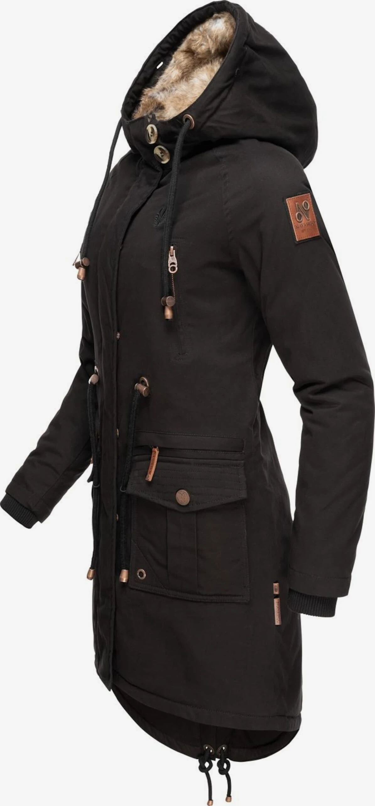 Navahoo Parkas Parka D’hiver Rosinchen Femme Noir 4 Navahoo Parkas Parka D’hiver Rosinchen Femme Noir – Image 4