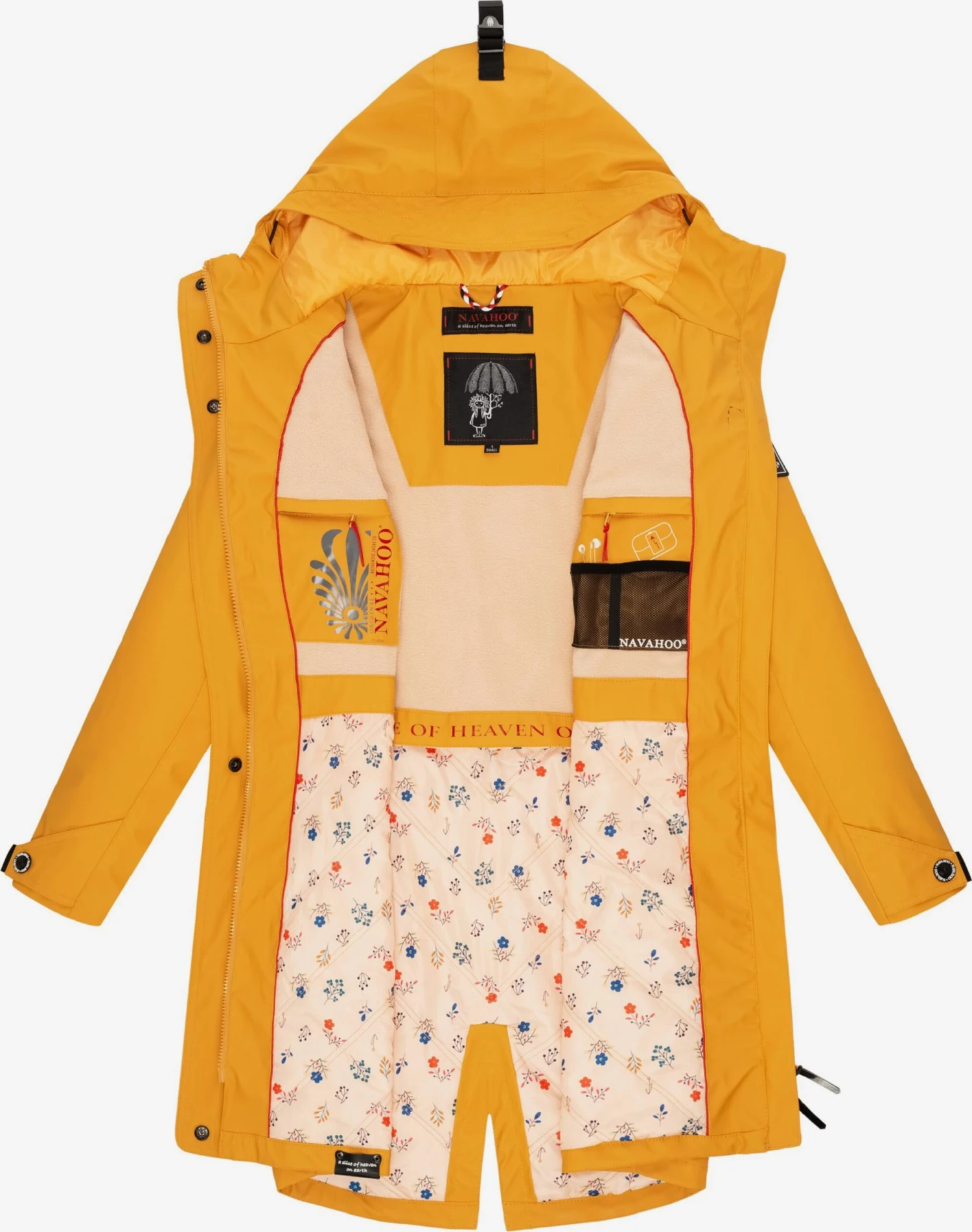 Navahoo Manteaux De Pluie Manteau Mi-saison Schötchen Femme Jaune 5 Navahoo Manteaux De Pluie Manteau Mi-saison Schötchen Femme Jaune – Image 5
