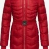 Navahoo Manteaux Dhiver Manteau D’hiver Alpenveilchen Femme Rouge