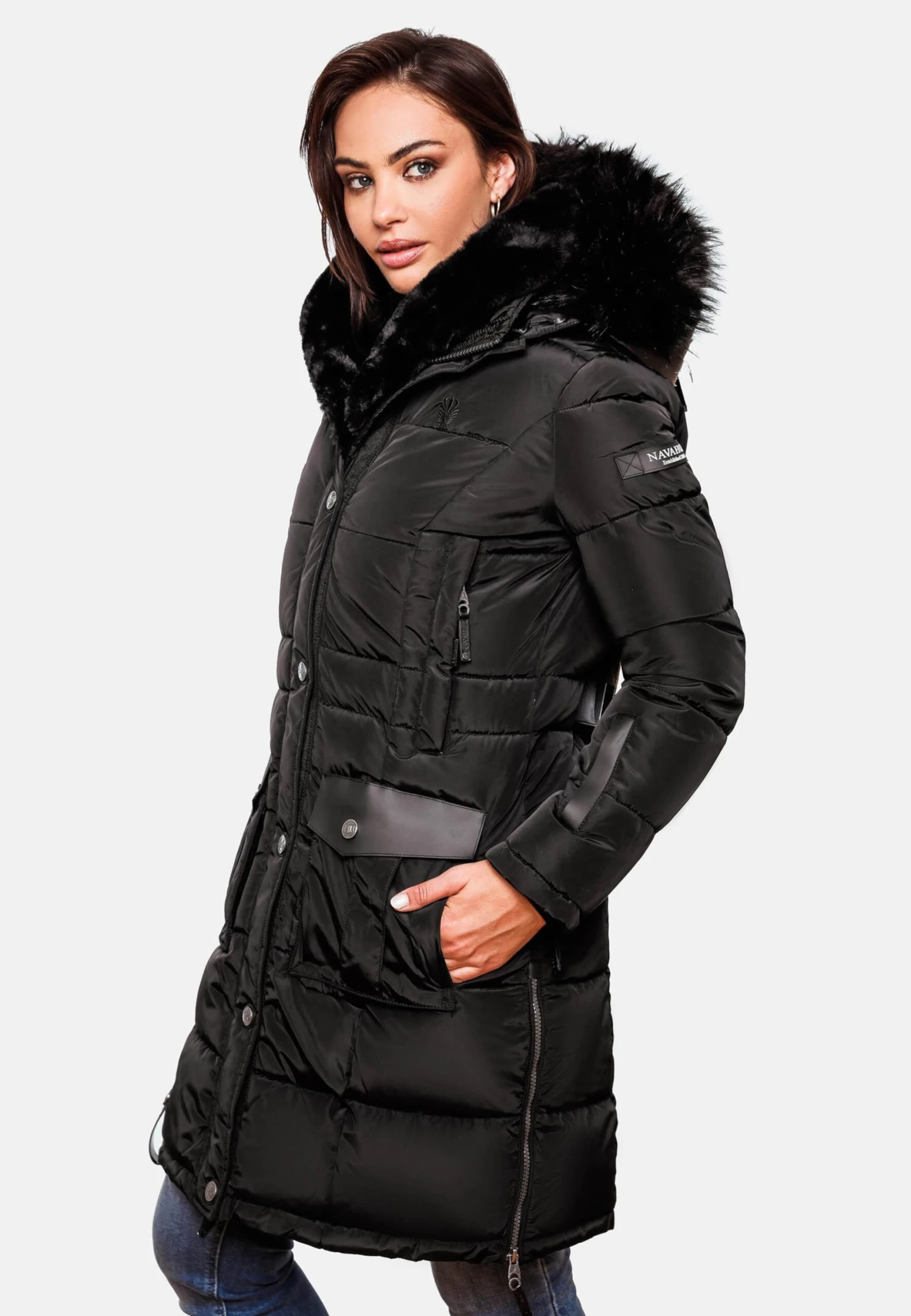 Navahoo Manteaux Dhiver Manteau D’hiver Sinja Femme Noir 8 Navahoo Manteaux Dhiver Manteau D’hiver Sinja Femme Noir – Image 8