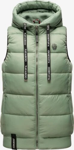 Navahoo Vestes Sans Manches Gilet Kassidy Femme Vert Clair
