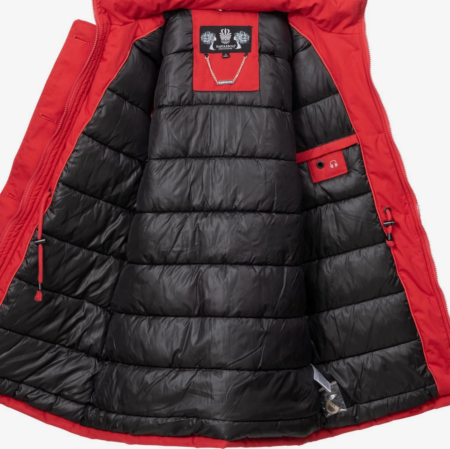 Navahoo Manteaux Dhiver Manteau D’hiver Schneeengel Femme Rouge Néon 5 Navahoo Manteaux Dhiver Manteau D’hiver Schneeengel Femme Rouge Néon – Image 5