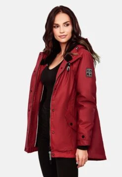 Navahoo Vestes Dhiver Veste D’hiver Lindraa Femme Rouge Foncé -About You 44e4c91e1163244c930de18bbf57d1d2