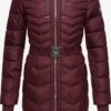 Navahoo Manteaux Dhiver Manteau D’hiver Alpenveilchen Femme Bordeaux