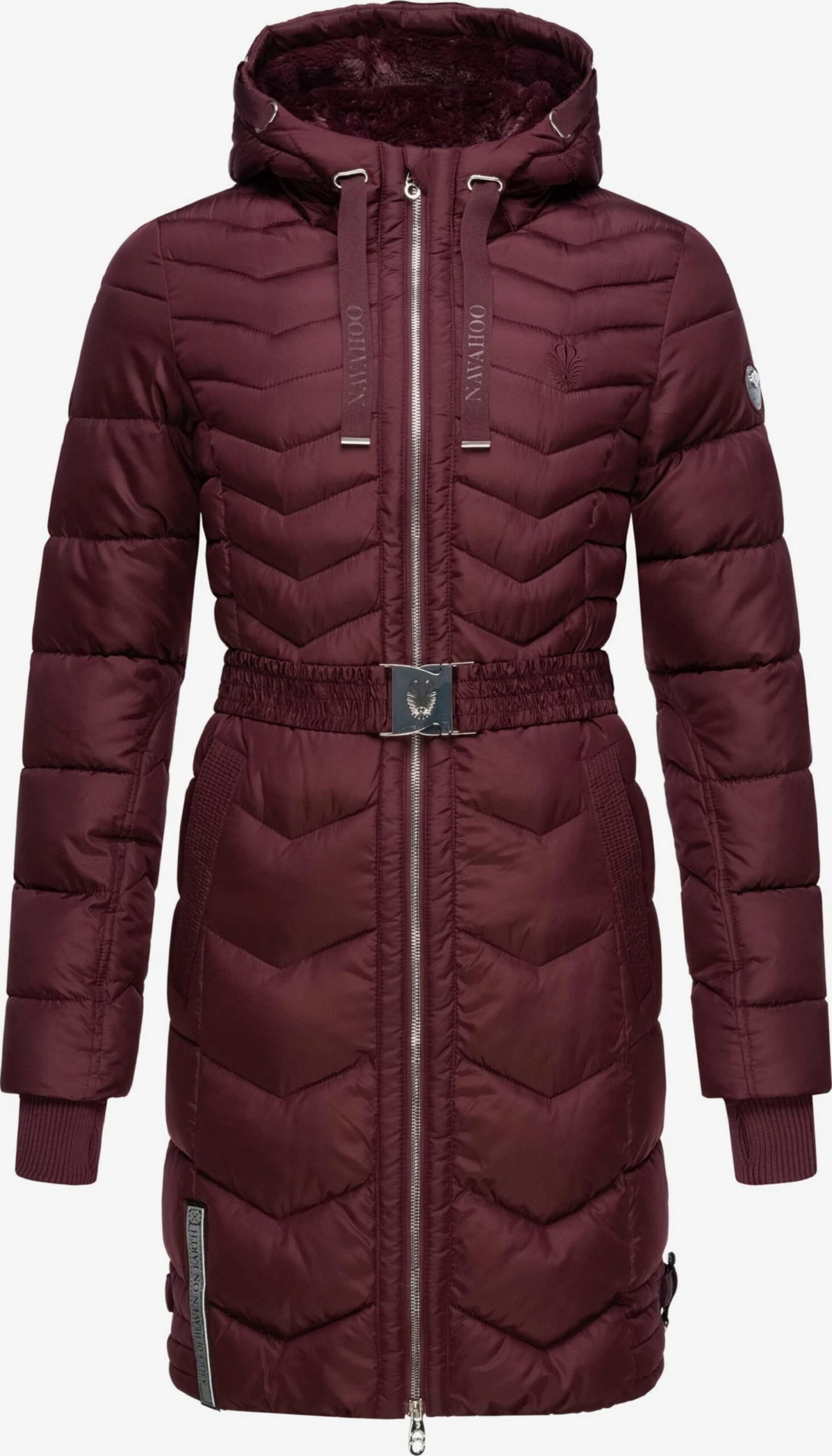 Navahoo Manteaux Dhiver Manteau D’hiver Alpenveilchen Femme Bordeaux 1 Navahoo Manteaux Dhiver Manteau D’hiver Alpenveilchen Femme Bordeaux