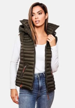 Navahoo Vestes Sans Manches Gilet Shadaa Femme Kaki 15 Navahoo Vestes Sans Manches Gilet Shadaa Femme Kaki -About You 4dd79ceb88547161a0aff0a888a6f268