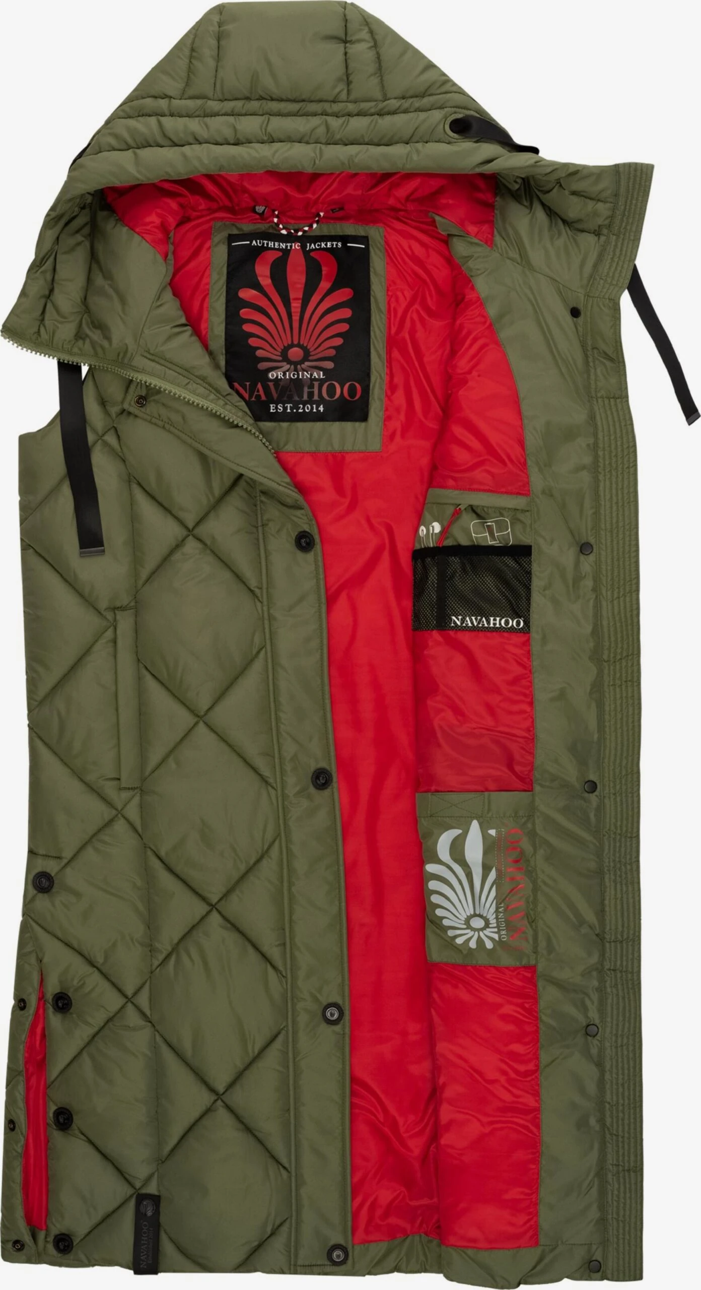 Navahoo Vestes Sans Manches Gilet Schnuckel Femme Vert 4 Navahoo Vestes Sans Manches Gilet Schnuckel Femme Vert – Image 4