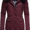 Navahoo Parkas Parka D’hiver Femme Lie De Vin