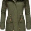 Navahoo Parkas Parka D’hiver Rosinchen Femme Kaki