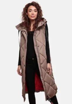 Navahoo Vestes Sans Manches Gilet Schnuckel Femme Noisette -About You 5496086714e6b957d7c0ab5ae7a36f47