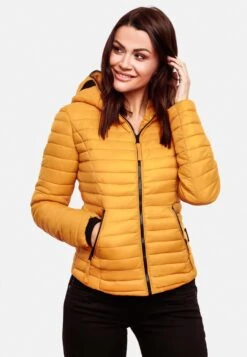 Navahoo Vestes De Mi-saison Veste Mi-saison Kimuk Femme Jaune Foncé -About You 60247228b19657077fc504361faee907