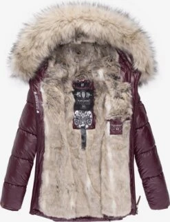 Navahoo Vestes Dhiver Veste D’hiver Tikunaa Femme Lie De Vin -About You 60cd7256f5a94326a12b1cc2d170e27e