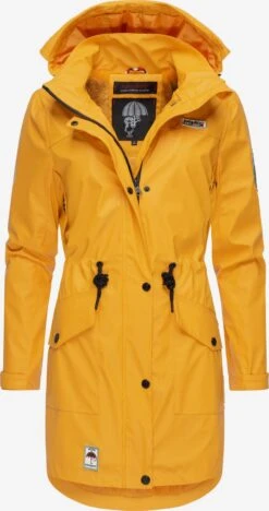 Navahoo Manteaux De Pluie Manteau Mi-saison Deike Femme Jaune Dor
