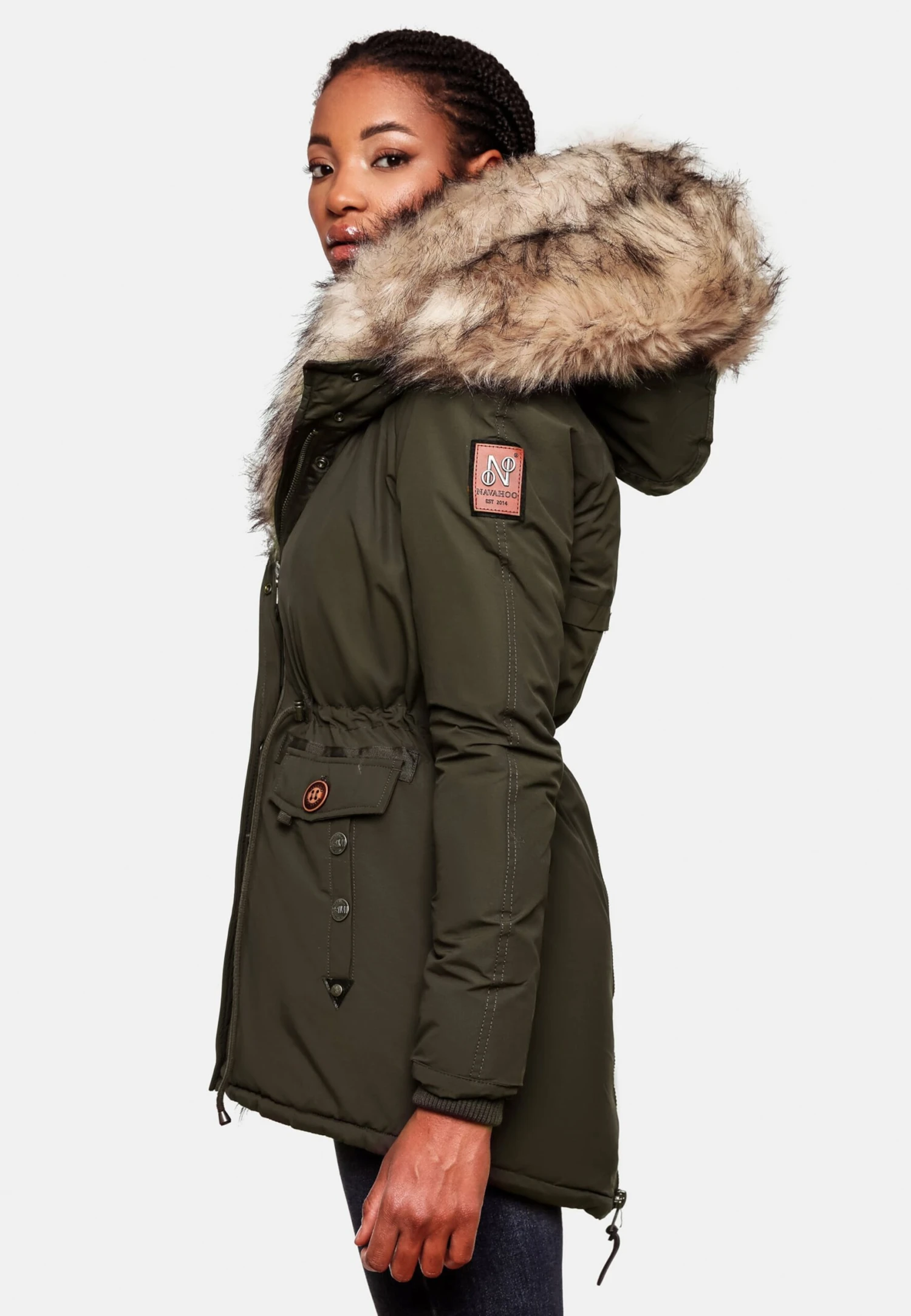Navahoo Parkas Parka D’hiver Sweety Femme Olive 7 Navahoo Parkas Parka D’hiver Sweety Femme Olive – Image 7