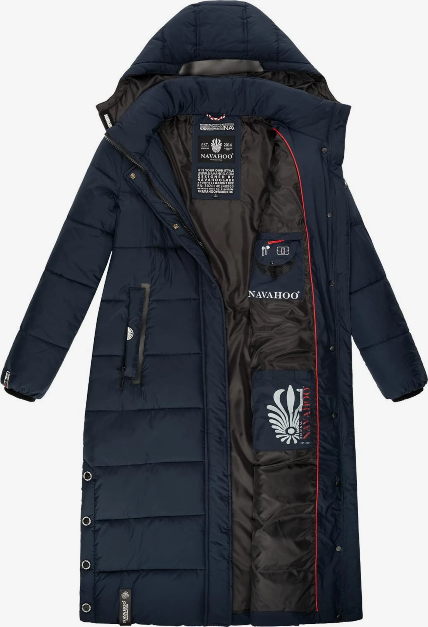 Navahoo Manteaux De Pluie Manteau Fonctionnel Isalie Femme Bleu Marine 4 Navahoo Manteaux De Pluie Manteau Fonctionnel Isalie Femme Bleu Marine – Image 4