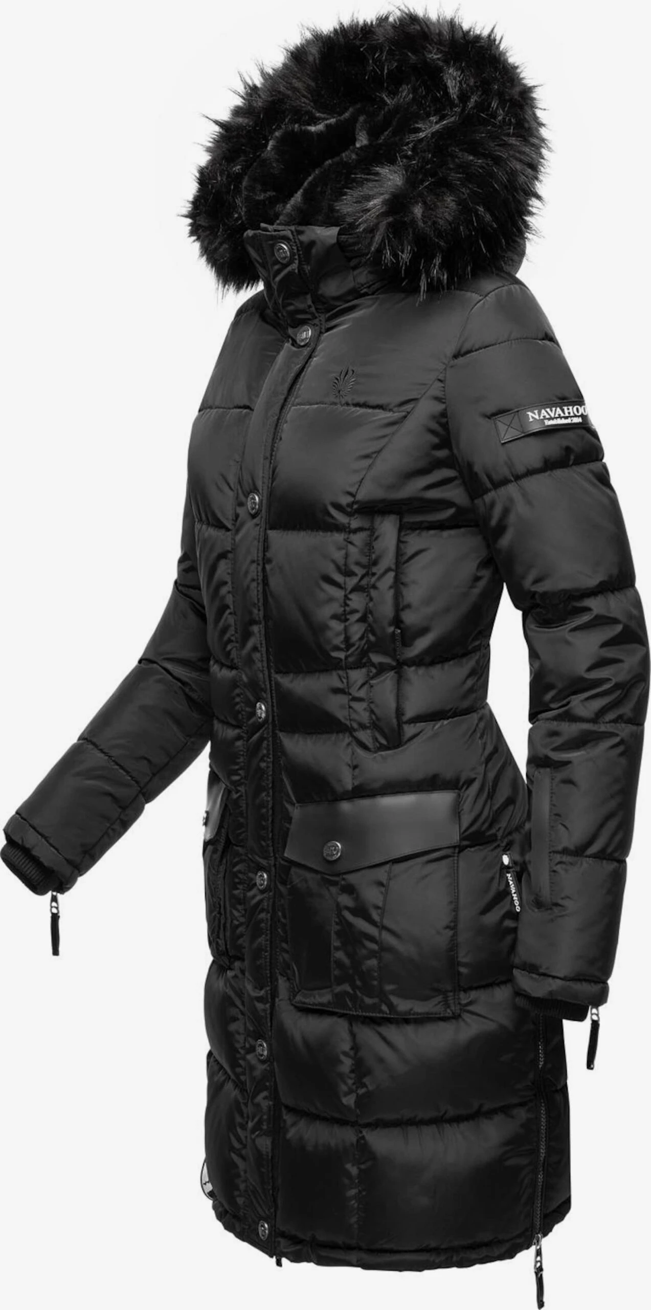 Navahoo Manteaux Dhiver Manteau D’hiver Sinja Femme Noir 2 Navahoo Manteaux Dhiver Manteau D’hiver Sinja Femme Noir – Image 2